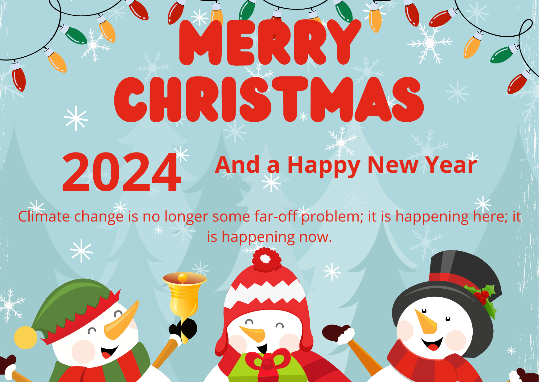 eTwinning projekt Living with the Climate Change - Canva estitka